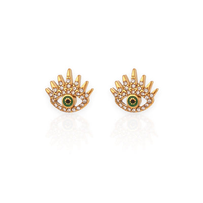 Boucles d'oreilles puces | Œil Céleste