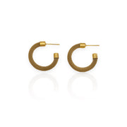 Hoop earrings | Raffia