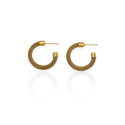 Boucles d'oreilles créoles | Raphia