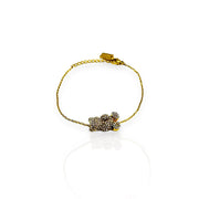bracelet nounours en acier inoxydable