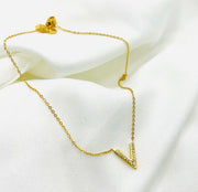 collier plaqué or inoxydable