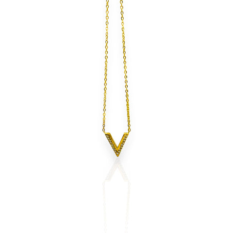 collier plaqué or inoxydable