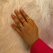 Bague ouverte plaqué Or