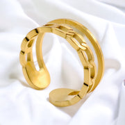 Bague gourmette | Kylie