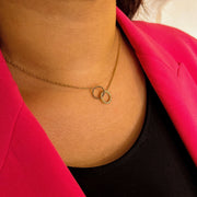 collier acier inoxydable plaqué or fatyna paris