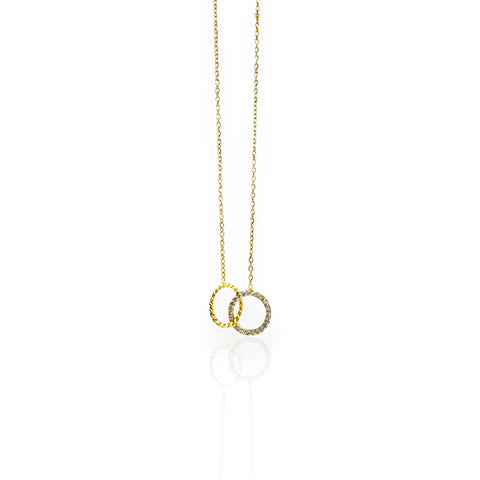 collier acier inoxydable plaqué or fatyna paris