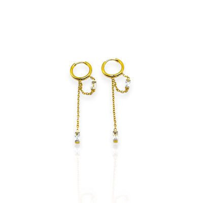 Boucles d’oreilles pendantes | Blue