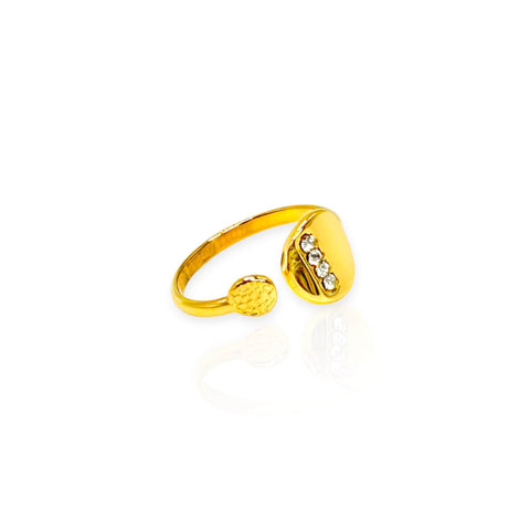 Bague ouverte plaqué Or