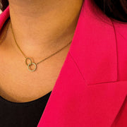 collier acier inoxydable plaqué or fatyna paris