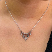 collier plaqué or soleil et étoile